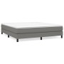 Box spring bed with dark gray fabric mattress 180x200 cm by vidaXL, Beds and slatted bases - Ref: Foro24-3144094, Price: 536,...