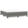 Box spring bed with dark gray fabric mattress 180x200 cm by vidaXL, Beds and slatted bases - Ref: Foro24-3144094, Price: 545,...