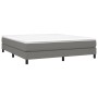 Box spring bed with dark gray fabric mattress 180x200 cm by vidaXL, Beds and slatted bases - Ref: Foro24-3144094, Price: 536,...