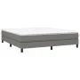 Box spring bed with dark gray fabric mattress 180x200 cm by vidaXL, Beds and slatted bases - Ref: Foro24-3144094, Price: 545,...
