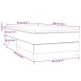 Box spring bed with black fabric mattress 90x200 cm by vidaXL, Beds and slatted bases - Ref: Foro24-3144145, Price: 263,48 €,...