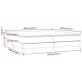 Cama box spring con colchón tela marrón oscuro 200x200 cm de vidaXL, Camas y somieres - Ref: Foro24-3144104, Precio: 536,22 €...