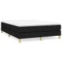 Boxspringbett mit schwarzer Stoffmatratze 140x190 cm von vidaXL, Betten und Lattenroste - Ref: Foro24-3144169, Preis: 410,90 ...