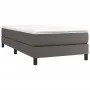 Boxspringbett mit grauer Kunstledermatratze 80x200 cm von vidaXL, Betten und Lattenroste - Ref: Foro24-3144229, Preis: 248,05...