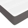 Box spring bed with gray synthetic leather mattress 80x200 cm by vidaXL, Beds and slatted bases - Ref: Foro24-3144229, Price:...