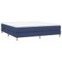 Boxspringbett mit blauer Stoffmatratze 160x200 cm von vidaXL, Betten und Lattenroste - Ref: Foro24-3144189, Preis: 446,41 €, ...