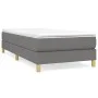 Box spring bed with dark gray fabric mattress 90x190 cm by vidaXL, Beds and slatted bases - Ref: Foro24-3144136, Price: 271,6...