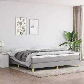 Boxspringbett mit hellgrauer Stoffmatratze 200x200 cm von vidaXL, Betten und Lattenroste - Ref: Foro24-3144199, Preis: 518,53...