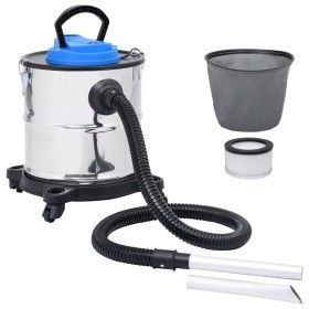 Ash vacuum cleaner HEPA filter 1200 W 20 L stainless steel by vidaXL, Vacuum cleaners - Ref: Foro24-147679, Price: 69,07 €, D...