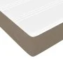 Box spring bed with taupe gray fabric mattress 140x200 cm by vidaXL, Beds and slatted bases - Ref: Foro24-3144179, Price: 379...