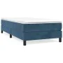 Box spring bed with dark blue velvet mattress 80x200 cm by vidaXL, Beds and slatted bases - Ref: Foro24-3144301, Price: 237,1...