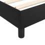 Box spring bed with black synthetic leather mattress 200x200 cm by vidaXL, Beds and slatted bases - Ref: Foro24-3144279, Pric...