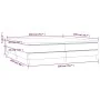 Box spring bed with black synthetic leather mattress 200x200 cm by vidaXL, Beds and slatted bases - Ref: Foro24-3144279, Pric...