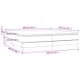 Boxspringbett mit schwarzer Kunstledermatratze 200x200 cm von vidaXL, Betten und Lattenroste - Ref: Foro24-3144279, Preis: 50...