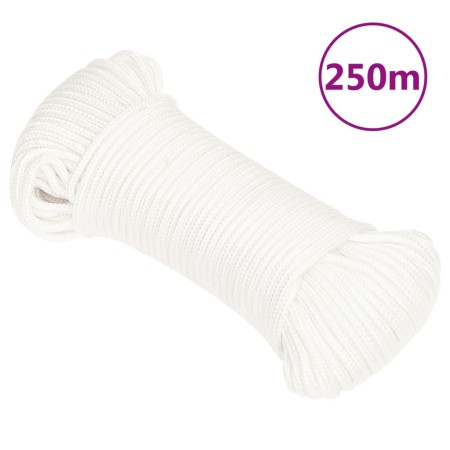 Cuerda de barco polipropileno blanco intenso 3 mm 250 m en Sogas y cuerdas metálicas | Comprar online en Foro24