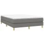 Boxspringbett mit dunkelgrauer Stoffmatratze 140x200 cm von vidaXL, Betten und Lattenroste - Ref: Foro24-3144176, Preis: 364,...