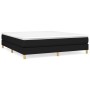 Boxspringbett mit schwarzer Stoffmatratze 160x200 cm von vidaXL, Betten und Lattenroste - Ref: Foro24-3144185, Preis: 450,66 ...