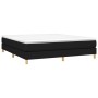 Boxspringbett mit schwarzer Stoffmatratze 160x200 cm von vidaXL, Betten und Lattenroste - Ref: Foro24-3144185, Preis: 450,66 ...