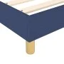 Box spring bed with blue fabric mattress 140x200 cm by vidaXL, Beds and slatted bases - Ref: Foro24-3144181, Price: 381,50 €,...