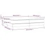 Box spring bed with light gray velvet mattress 200x200 cm by vidaXL, Beds and slatted bases - Ref: Foro24-3144351, Price: 484...