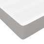 Box spring bed with light gray fabric mattress 180x200 cm by vidaXL, Beds and slatted bases - Ref: Foro24-3144191, Price: 483...