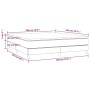 Box spring bed with light gray fabric mattress 180x200 cm by vidaXL, Beds and slatted bases - Ref: Foro24-3144191, Price: 483...