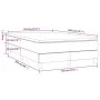 Box spring bed with gray synthetic leather mattress 120x200 cm by vidaXL, Beds and slatted bases - Ref: Foro24-3144253, Price...