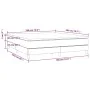 Box spring bed with gray synthetic leather mattress 180x200 cm by vidaXL, Beds and slatted bases - Ref: Foro24-3144277, Price...
