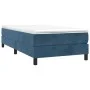 Boxspringbett mit dunkelblauer Samtmatratze 90x200 cm von vidaXL, Betten und Lattenroste - Ref: Foro24-3144313, Preis: 263,77...
