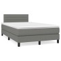 Boxspringbett mit dunkelgrauer Stoffmatratze 120x200 cm von vidaXL, Betten und Lattenroste - Ref: Foro24-3140122, Preis: 407,...