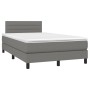 Boxspringbett mit dunkelgrauer Stoffmatratze 120x200 cm von vidaXL, Betten und Lattenroste - Ref: Foro24-3140122, Preis: 407,...