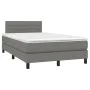 Boxspringbett mit dunkelgrauer Stoffmatratze 120x200 cm von vidaXL, Betten und Lattenroste - Ref: Foro24-3140122, Preis: 398,...