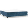Boxspringbett mit dunkelblauer Samtmatratze 160x200 cm von vidaXL, Betten und Lattenroste - Ref: Foro24-3144343, Preis: 427,2...