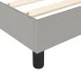 Box spring bed with light gray fabric mattress 80x200 cm by vidaXL, Beds and slatted bases - Ref: Foro24-3144375, Price: 252,...