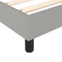 Boxspringbett mit hellgrauer Stoffmatratze 80x200 cm von vidaXL, Betten und Lattenroste - Ref: Foro24-3144375, Preis: 257,08 ...
