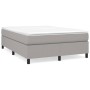 Boxspringbett mit hellgrauer Stoffmatratze 140x200 cm von vidaXL, Betten und Lattenroste - Ref: Foro24-3144423, Preis: 383,15...
