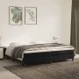 Box spring bed with black velvet mattress 200x200 cm by vidaXL, Beds and slatted bases - Ref: Foro24-3144353, Price: 512,28 €...