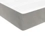 Box spring bed with light gray velvet mattress 100x200 cm by vidaXL, Beds and slatted bases - Ref: Foro24-3144315, Price: 266...