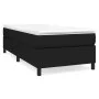 Box spring bed with black fabric mattress 90x190 cm by vidaXL, Beds and slatted bases - Ref: Foro24-3144385, Price: 250,35 €,...