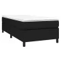 Box spring bed with black fabric mattress 90x190 cm by vidaXL, Beds and slatted bases - Ref: Foro24-3144385, Price: 250,35 €,...