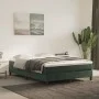 Boxspringbett mit dunkelgrüner Samtmatratze 140x190 cm von vidaXL, Betten und Lattenroste - Ref: Foro24-3144330, Preis: 390,8...
