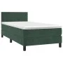 Box spring bed with dark green velvet mattress 80x200 cm by vidaXL, Beds and slatted bases - Ref: Foro24-3141152, Price: 260,...