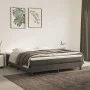 Cama box spring con colchón terciopelo gris oscuro 160x200 cm de vidaXL, Camas y somieres - Ref: Foro24-3144340, Precio: 418,...