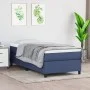 Box spring bed with blue fabric mattress 100x200 cm by vidaXL, Beds and slatted bases - Ref: Foro24-3144405, Price: 308,09 €,...