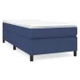 Box spring bed with blue fabric mattress 100x200 cm by vidaXL, Beds and slatted bases - Ref: Foro24-3144405, Price: 308,09 €,...