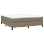 Boxspringbett mit taupegrauer Stoffmatratze 160x200 cm von vidaXL, Betten und Lattenroste - Ref: Foro24-3144435, Preis: 472,4...