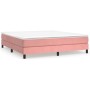 Boxspringbett mit rosa Samtmatratze 180x200 cm von vidaXL, Betten und Lattenroste - Ref: Foro24-3144350, Preis: 438,24 €, Rab...