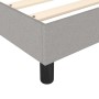 Cama box spring con colchón tela gris claro 90x200 cm de vidaXL, Camas y somieres - Ref: Foro24-3144391, Precio: 293,64 €, De...