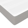 Cama box spring con colchón tela gris claro 90x200 cm de vidaXL, Camas y somieres - Ref: Foro24-3144391, Precio: 293,64 €, De...