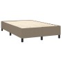 Box spring bed with taupe gray fabric mattress 120x200 cm by vidaXL, Beds and slatted bases - Ref: Foro24-3144411, Price: 341...